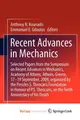 Cover image for Recent Advances in Mechanics