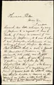 Cover image for [Letter to] Theodore Parker, Dear Sir