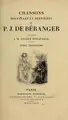 Cover image for Chansons de P.J. de Béranger