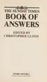 Cover image for "Sunday Times" Book of Answers