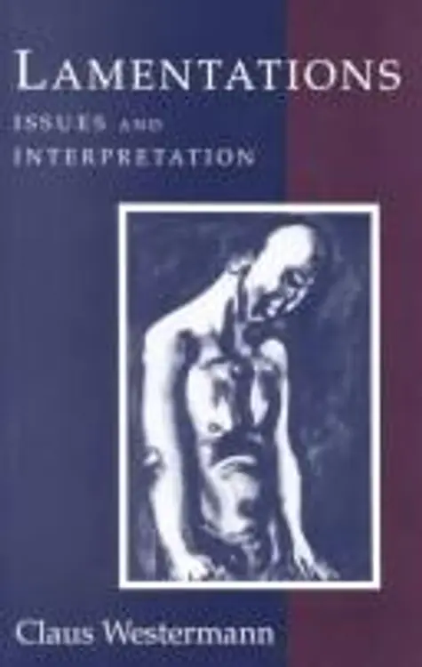 Lamentations: issues and interpretation cover