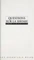 Cover image for Questions sur la Shoah