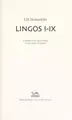 Cover image for Lingos I-IX
