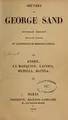 Cover image for oeuvres de George Sand