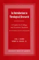 Cover image for An introduction to theological research