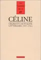 Cover image for Céline et l'actualité littéraire, 1957-1961