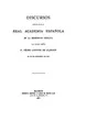 Cover image for Discursos leidos ante la Real Academia Española: En la recepcion pública del ...