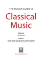Cover image for The rough guide to classical music