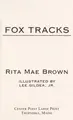 Cover image for Fox tracks