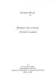 Cover image for Ostras de coraje ; Cosas claras