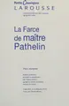 Cover image for FARCE DE MAÎTRE PATHELIN (LA) N.E. 2008