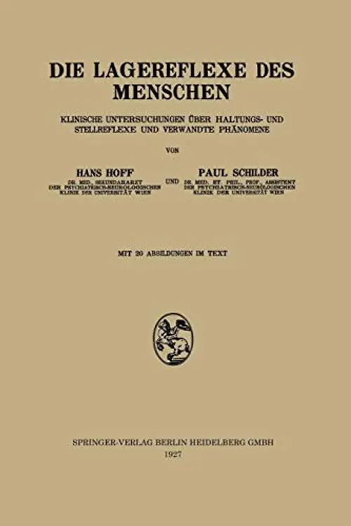 Die Lagereflexe des Menschen cover