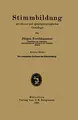 Cover image for Stimmbildung auf stimm- und sprachphysiologischer Grundlage