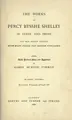 Cover image for The works of Percy Bysshe Shelley in verse and prose