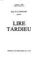 Cover image for Lire Tardieu