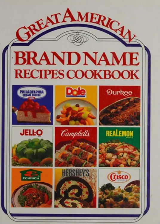 Great American Brand Name Recipe Cookbook cover