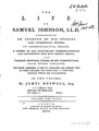 Cover image for The life of Samuel Johnson, LL.