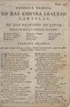 Cover image for No hay contra lealtad cautelas
