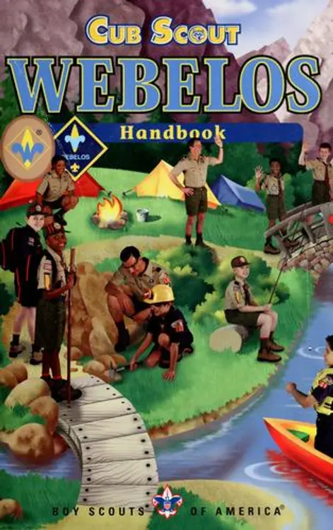 Webelos handbook. cover
