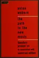 Cover image for The Webern Path to a New Music