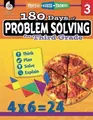 Cover image for 180 Days of Problem Solving for Third Grade - Build Math Fluency with this 3rd Grade Math Workbook