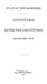 Cover image for Convention to revise the constitution, December 1902
