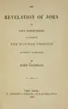 Cover image for The Revelation of John its own interpreter