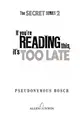 Cover image for If you're reading this, it's too late