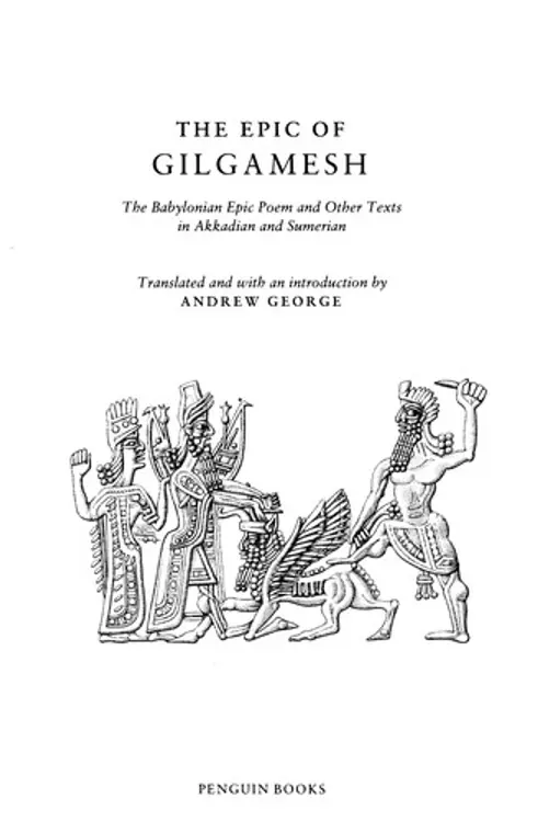 The epic of Gilgamesh cover