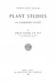 Cover image for Plant studies