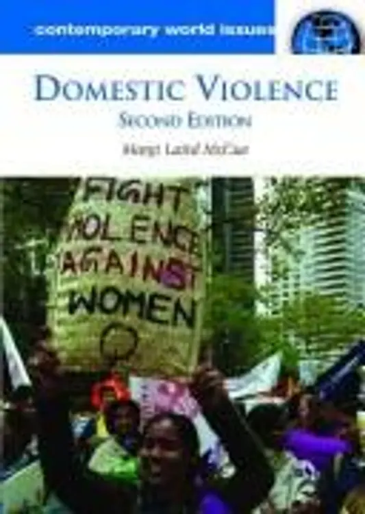 Domestic violence: a reference handbook cover