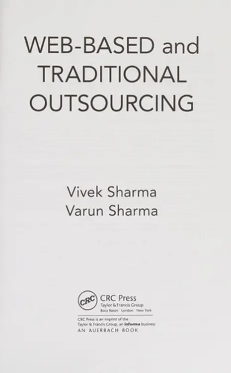 Web-based outsourcing cover