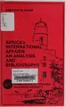 Cover image for Africa's international affairs