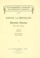 Cover image for German dances for the piano
