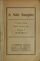 Cover image for A Saki sampler