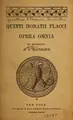 Cover image for Opera omnia, ex recensione A. J. Macleane