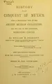Cover image for History of the conquest of Mexico