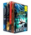 Cover image for Rick Riordan Collection 5 Books Set - Percy Jackson and The Greek Heroes, The Greek Gods, The Demigod Diaries, Demigods and Magicians, Singer of Apollo WBD 2019
