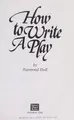 Cover image for How to write a play