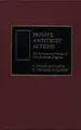 Cover image for Private Antitrust Actions