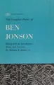 Cover image for The Complete Poetry of Ben Johnson, Edited By William B. Hunter, Jr