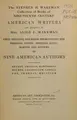 Cover image for Nineteenth century American writers