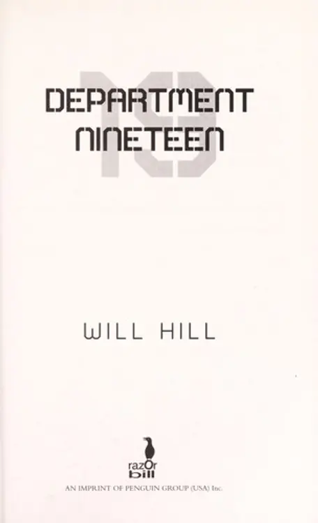Department 19 cover