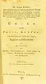 Cover image for Dr. Joseph Frank's Reise nach Paris, London, und einem grossen Theile des ©ơbrigen Englands und Schottlands in Beziehung auf Spit©Þler, Versorgungsh©Þuser, ©ơbrige Armen-Institute, medizinische Lehranstalten, und Gef©Þngnisse