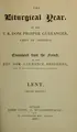 Cover image for Liturgical year