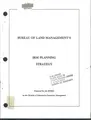 Cover image for Bureau of Land Management's IRM planning strategy