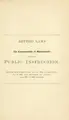 Cover image for Revised laws of the commonwealth of Massachusetts relating to public instruction