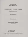 Cover image for Sociology in Our Times