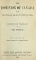 Cover image for The dominion of Canada with Newfoundland and an excursion to Alaska