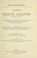 Cover image for Caesar's Bellum Gallicum, Books II, III & IV